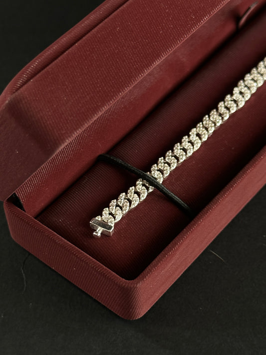 Pulsera Pandora Cubana - 20 cm - Plata Ley 925