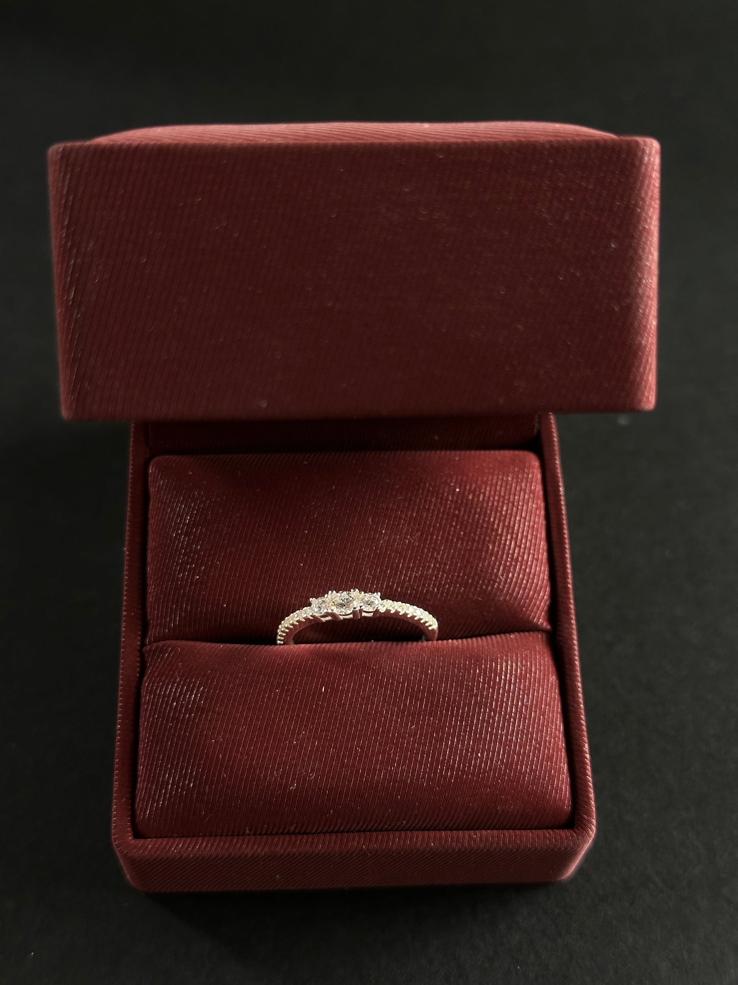 Anillo Trilogía Plateada Clásica en Plata Ley 925