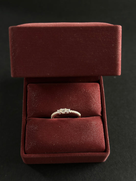 Anillo Trilogía Plateada Clásica en Plata Ley 925