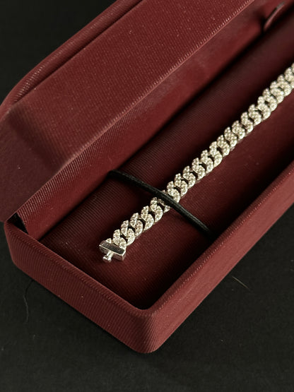 Pulsera Pandora Cubana - 20 cm -  Plata Ley 925