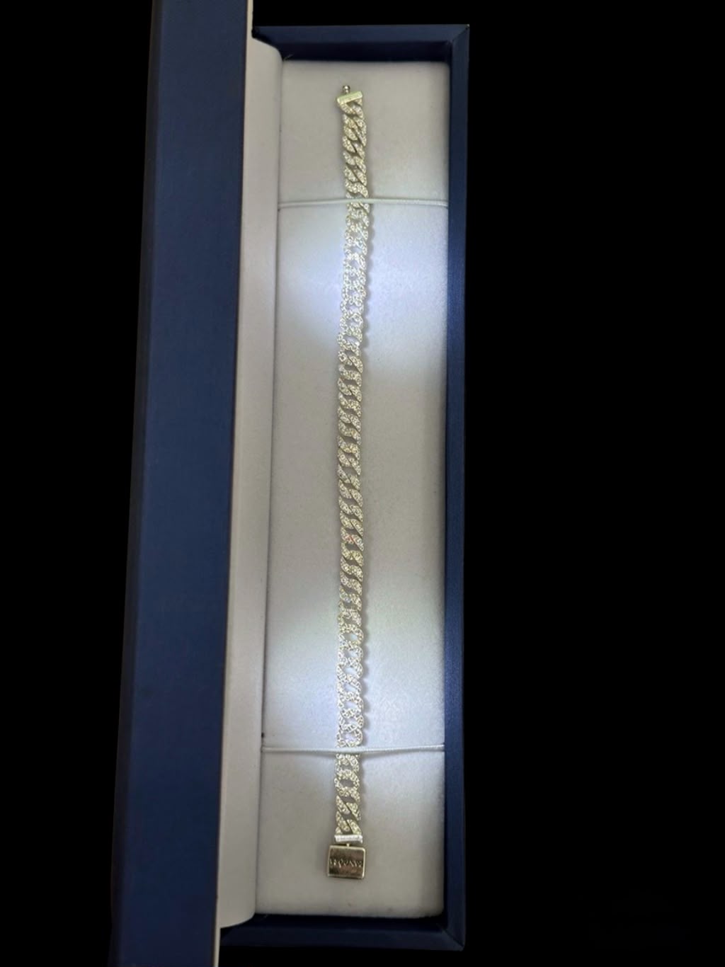 Pulsera Pandora Cubana - 20 cm -  Plata Ley 925