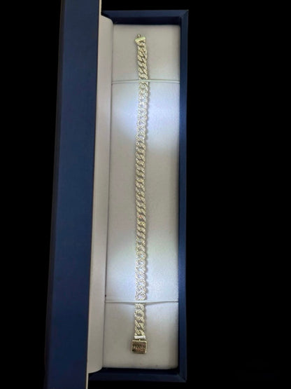 Pulsera Pandora Cubana - 20 cm -  Plata Ley 925
