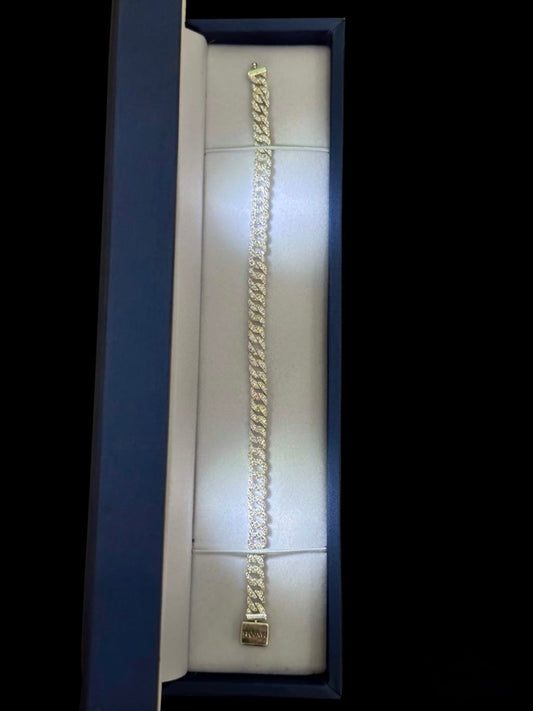 Pulsera Pandora Cubana - 20 cm -  Plata Ley 925