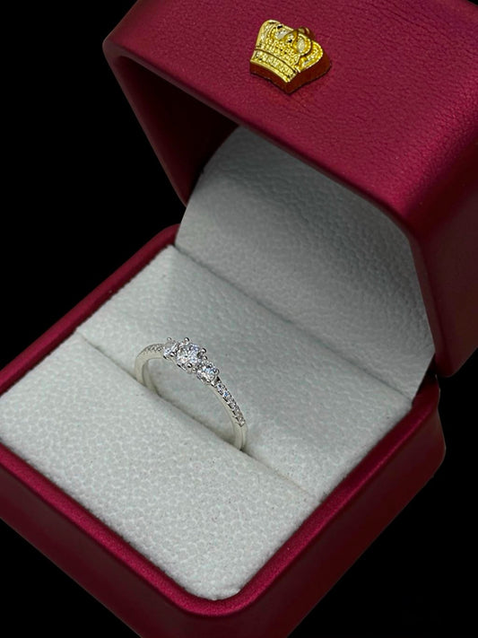 Anillo Trilogía Plateada en Plata Ley 925