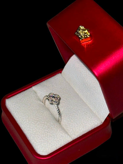 Anillo Van Cleef con Circones en Plata Ley 925