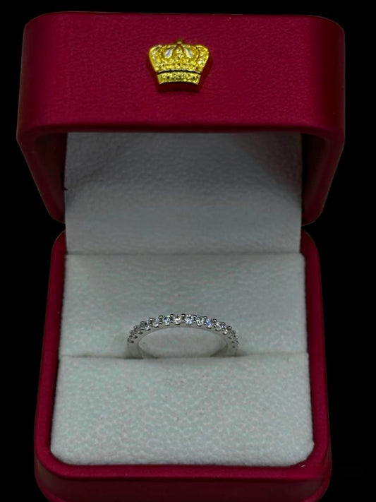 Anillo Eternity de Circones en Plata Ley 925